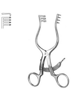 Wound Spreaders, self-retaining CM
