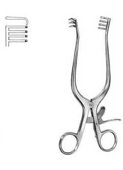Wound Spreaders, self-retaining Scalp-Contour CM